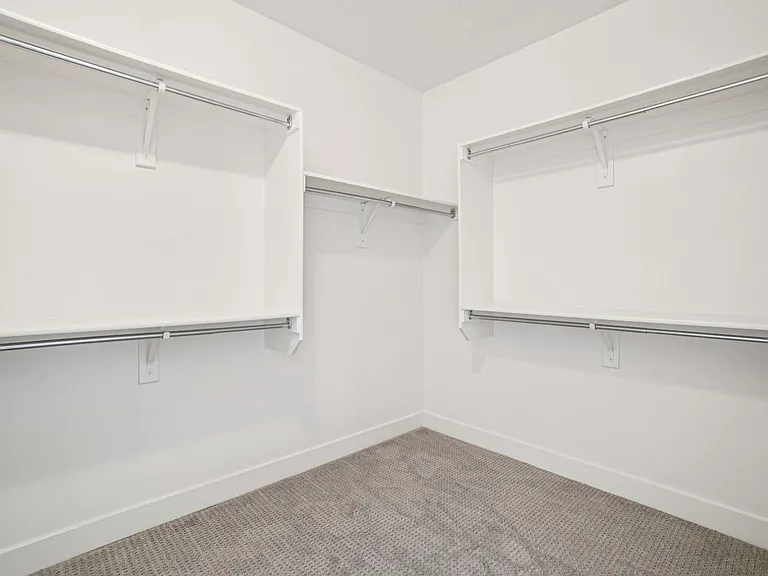 2 bed, 2 bath master closet