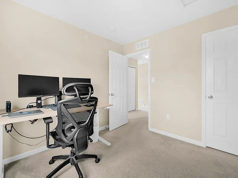 Third Upstairs Bedroom - opposite view towards hallway