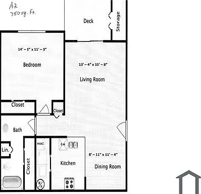 2 bed, 875 sqft, $1,095 — Photo 2