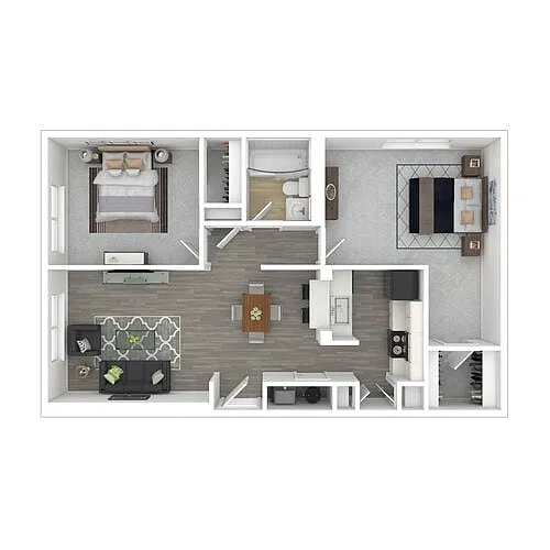 Floor plan 2 Bedroom