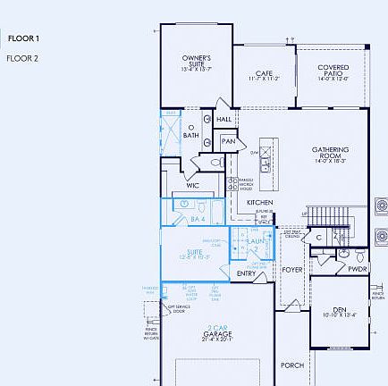Prato Floor Plan, Quick Move-In Home, Floor 1