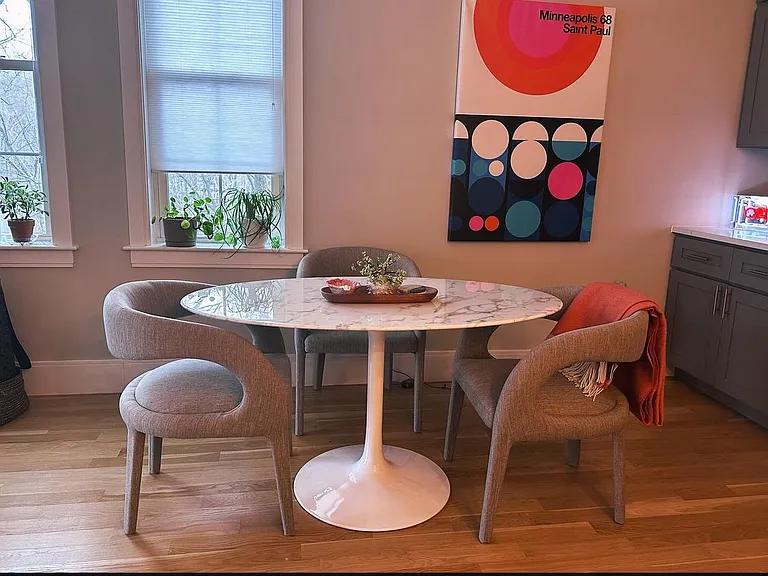 Dining area (can also use bar stools)