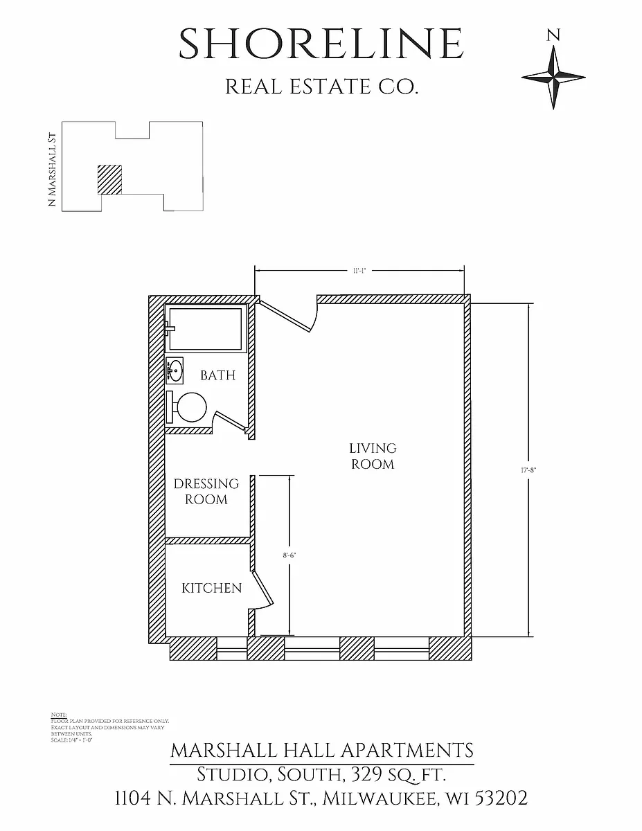 Floor plan Studio 4