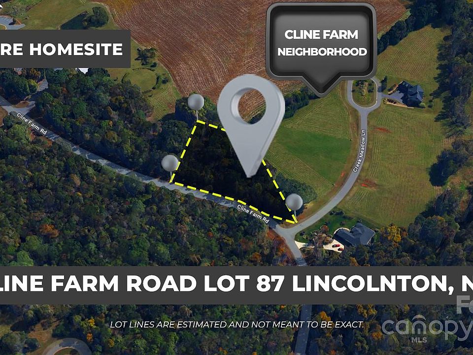LOT 87 Cline Farm Rd, Lincolnton, NC 28092 MLS 4145559 Zillow