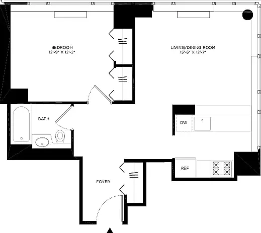 601 W 57th St #12M — Photo 23