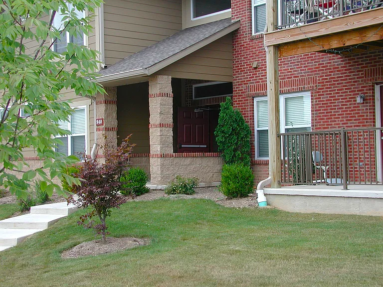 Enter here - an interior hall leads to your front door