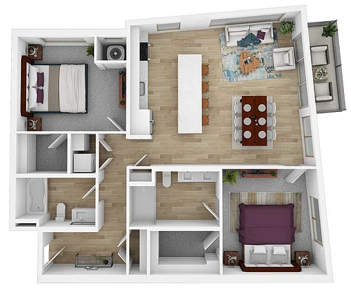 Floor plan D5 - Penthouse