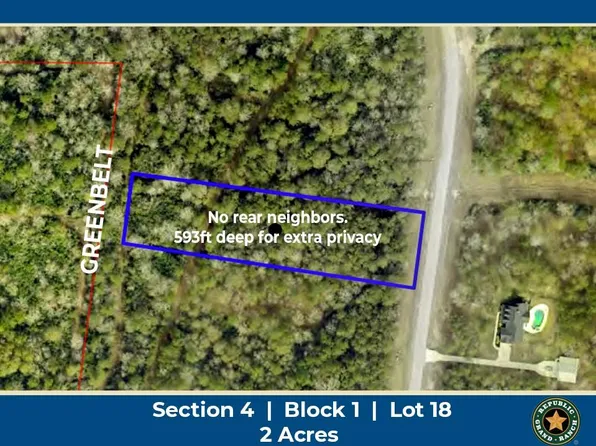 15415 Red Hawk Rd Lot 18, Willis, TX 77378