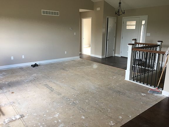 Beautiful rail around steps!