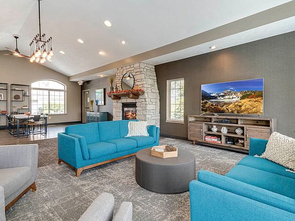 Our clubhouse offers numerous social spaces for residents to hang out or entertain friends.