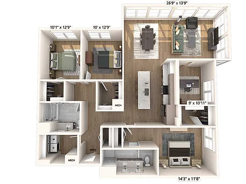 Floor plan C7-D-alt-a-Signature