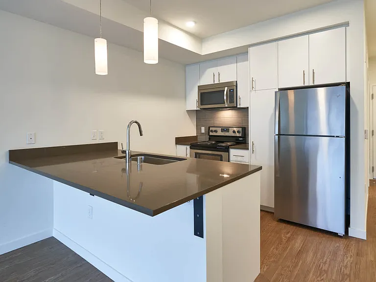 Kitchen with Quartz Countertops