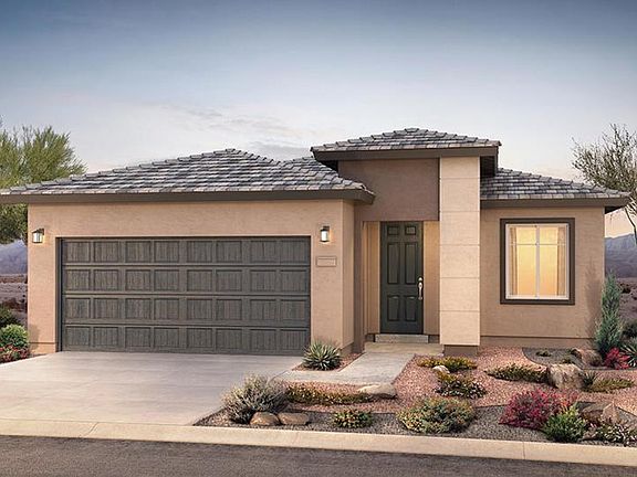 Add a contemporary look to your home by selecting Home Exterior C with flat tile roof and bold paint