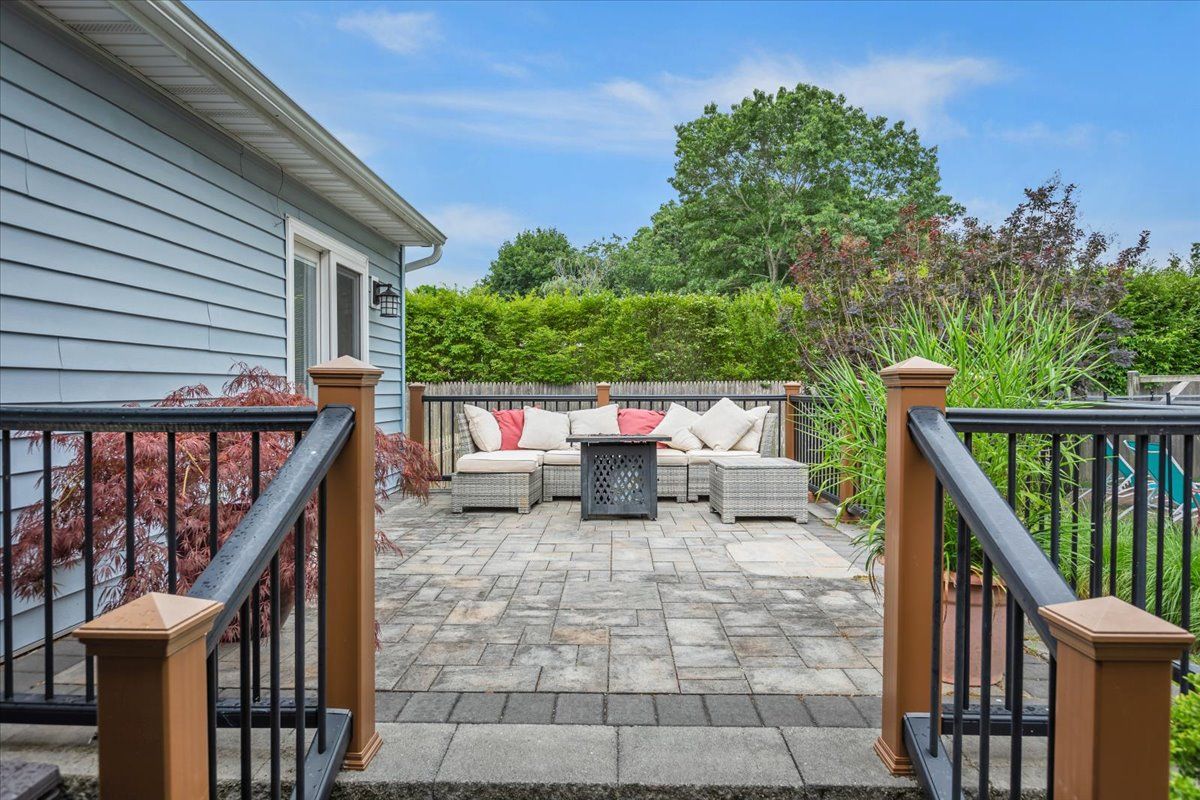  Rear Raised Patio off of the Main Level Master Suite