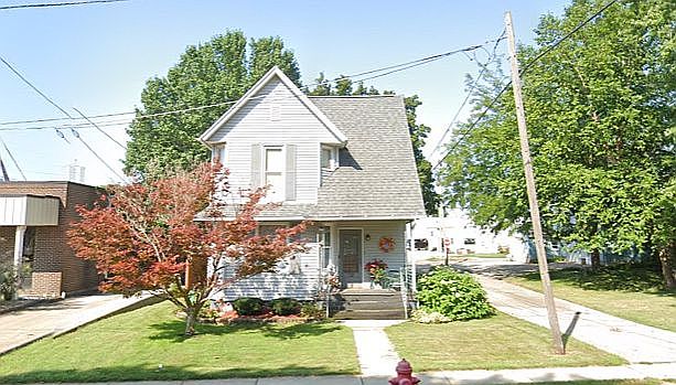 Springtime View of Home