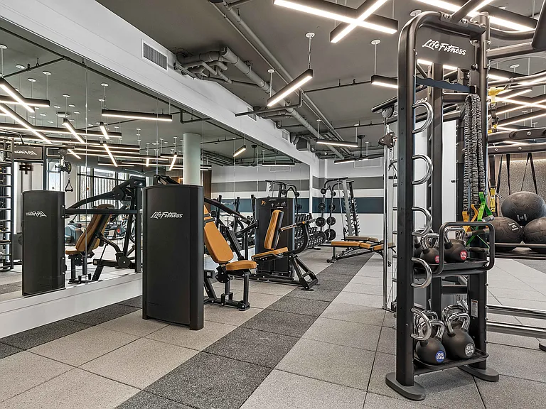 Premium training equipment in a clean, energizing environment.