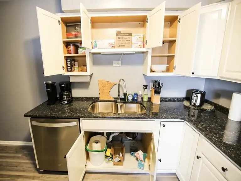 Plenty of Cabinet Storage