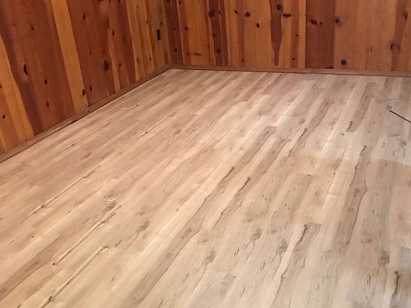 newly installed floor and new paint