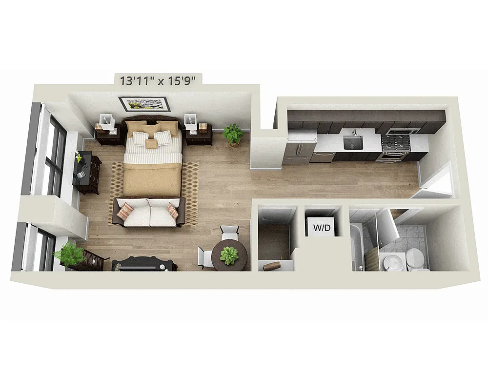 Floor plan Studio E1L