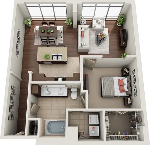 Floor plan A1D