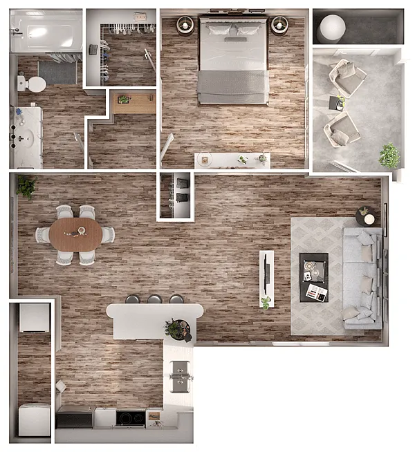 Floor plan Whitney