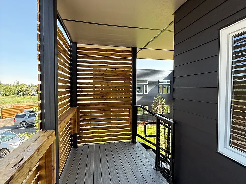 Private Deck to Front Door