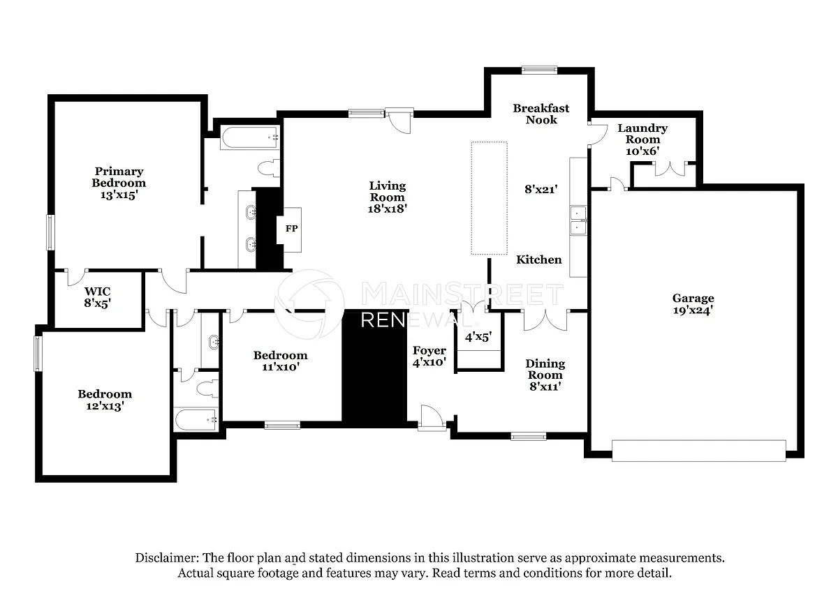 Floor Plan - 7139 Claiborne Dr