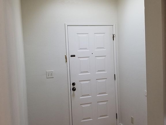 Main entry door, landing area