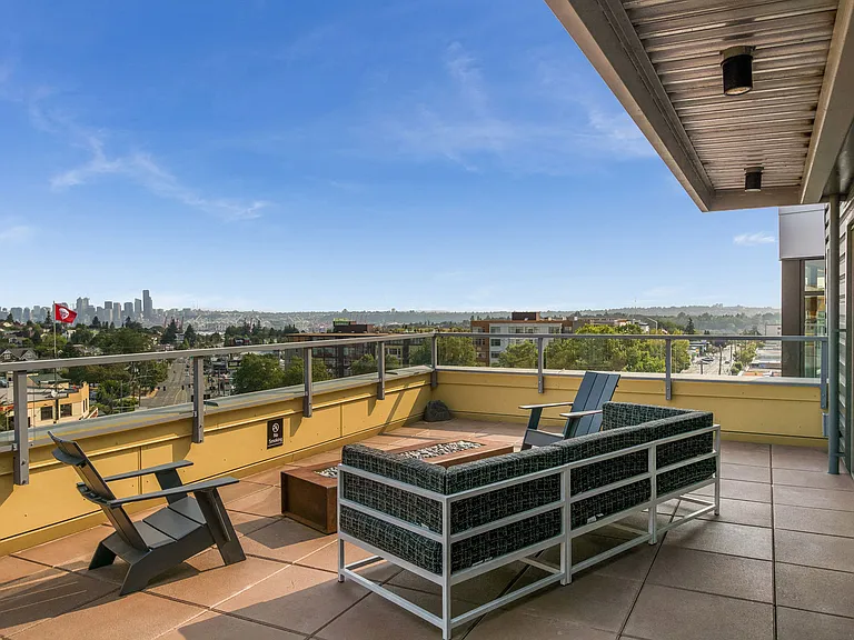 Take in the view by the fire pit