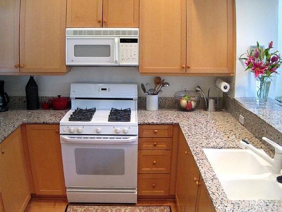 Open Kitchen with Granite Countertops