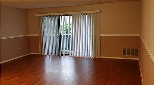 Living room looking out into