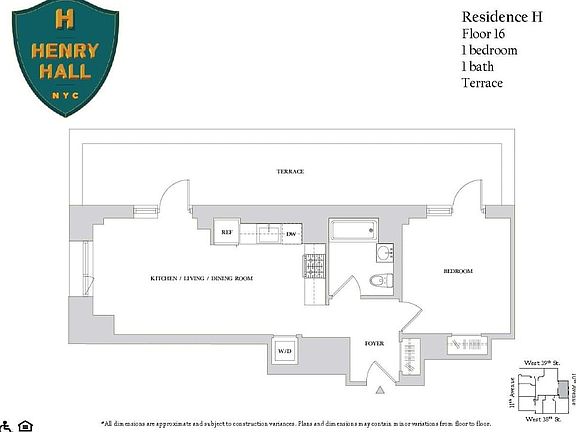 2nd image of 515 W 38th St APT 16H