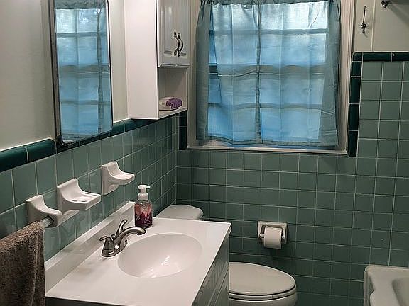 New vanity in bathroom 