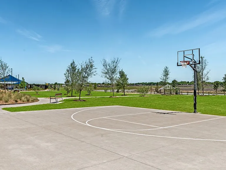 A basketball court is available for use to community members on a first come first serve basis.