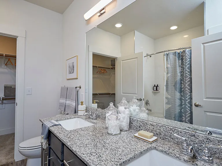 Bathroom with Granite Counters