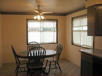 Dining area adjacent to kitchen