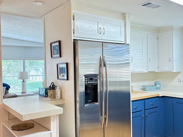 Kitchen Pass Thru to Living Rm.