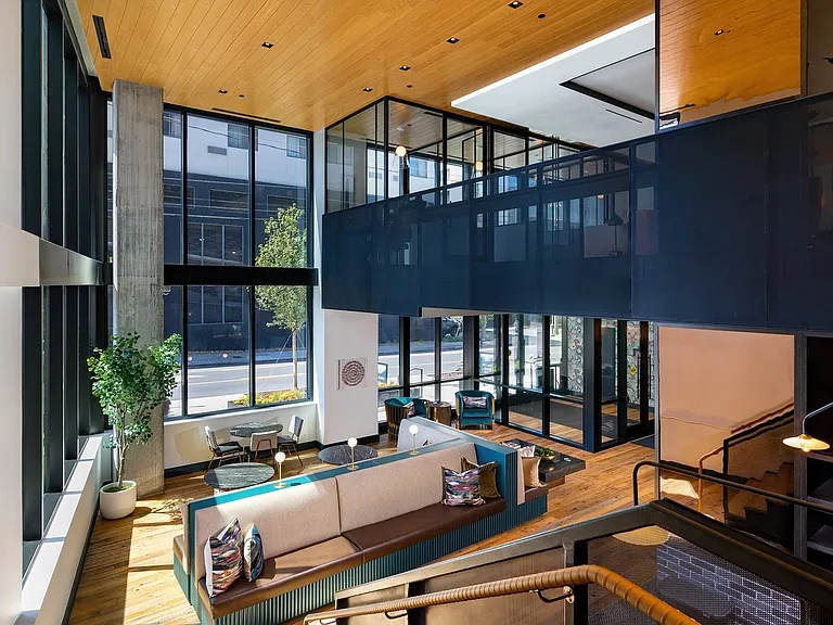 Leasing Lounge and Mezzanine