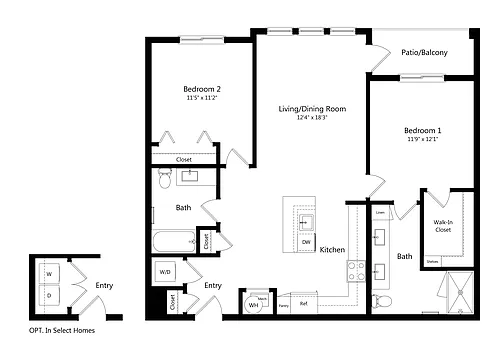 Floor plan B1 HC