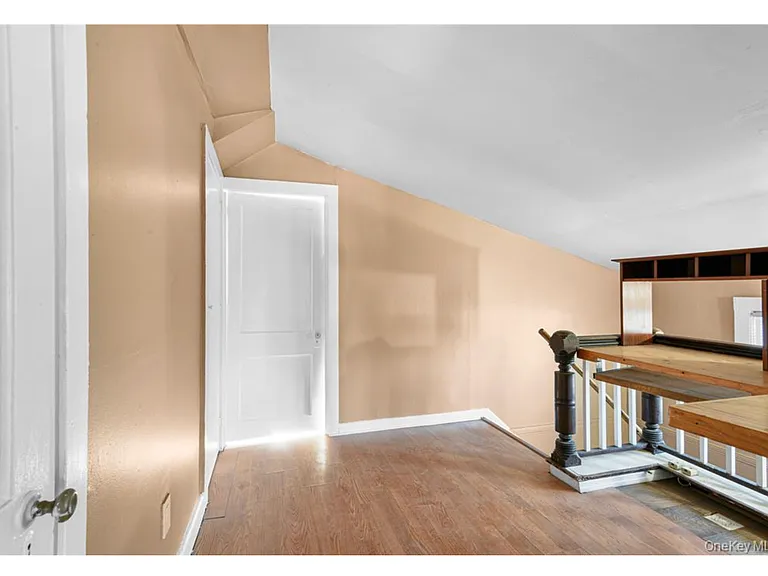 Built-in desk on 3rd floor landing