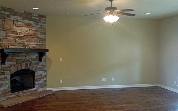 Turn the gas log fireplace on with a switch