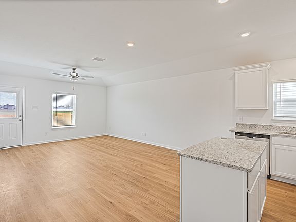 The family room is great for hosting family gatherings