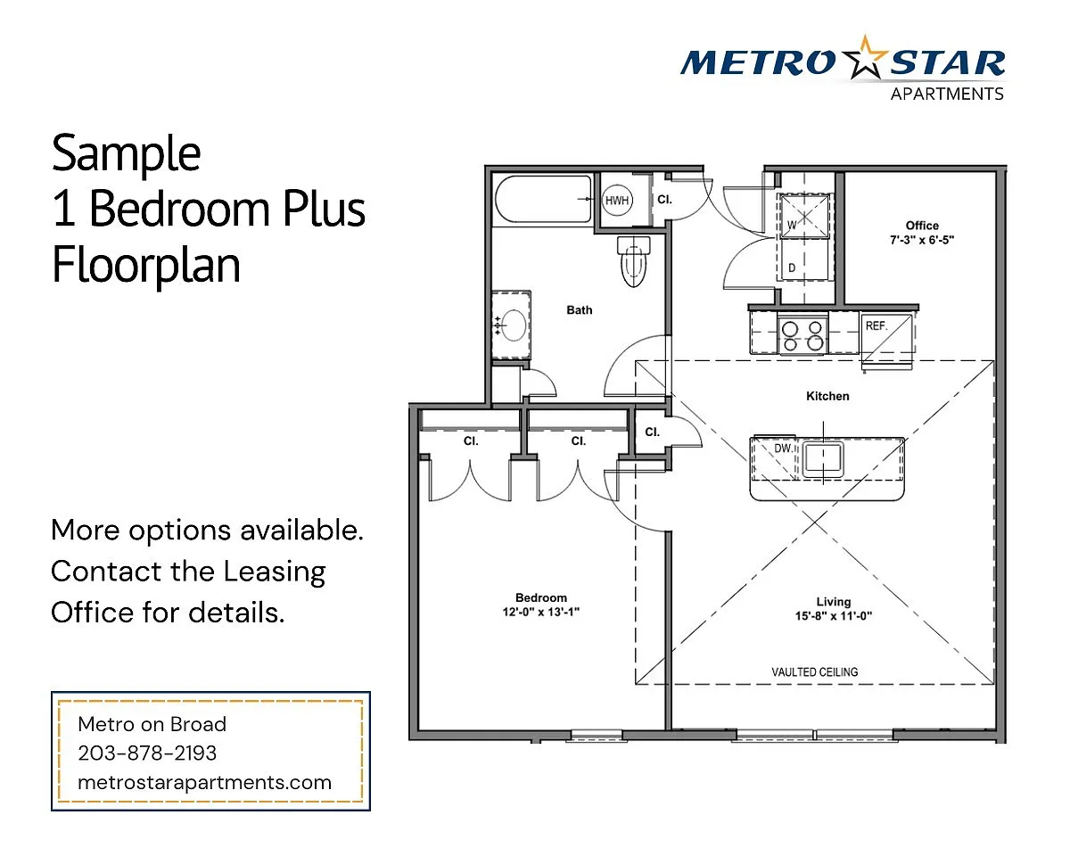Floor plan One Bed Plus