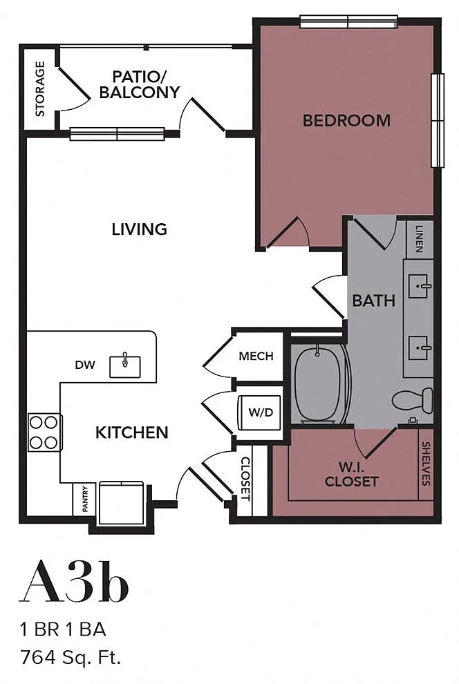 Floor plan A3b