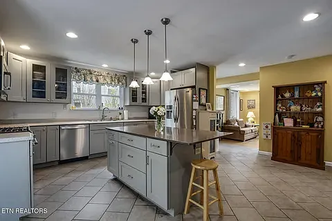 View from the kitchen entrance.