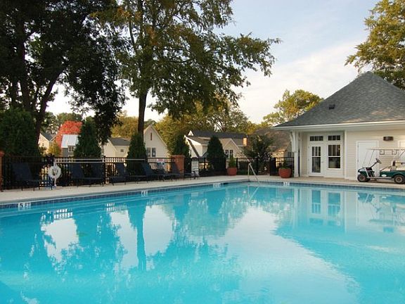 Our house from the pool