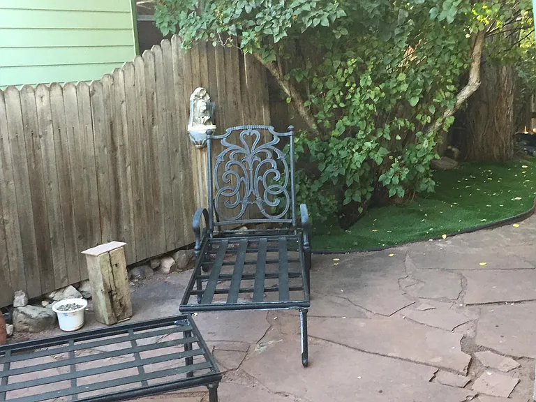 Side patio