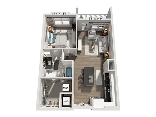 Floor plan A1
