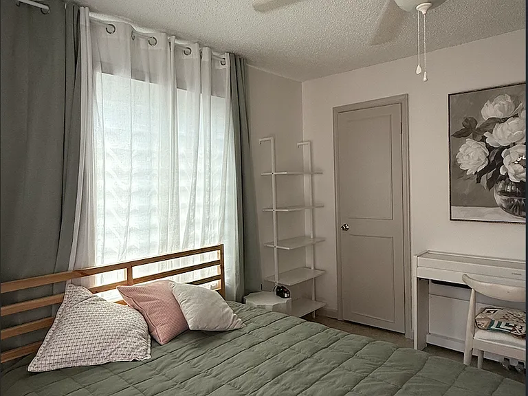 First-floor master bedroom closet