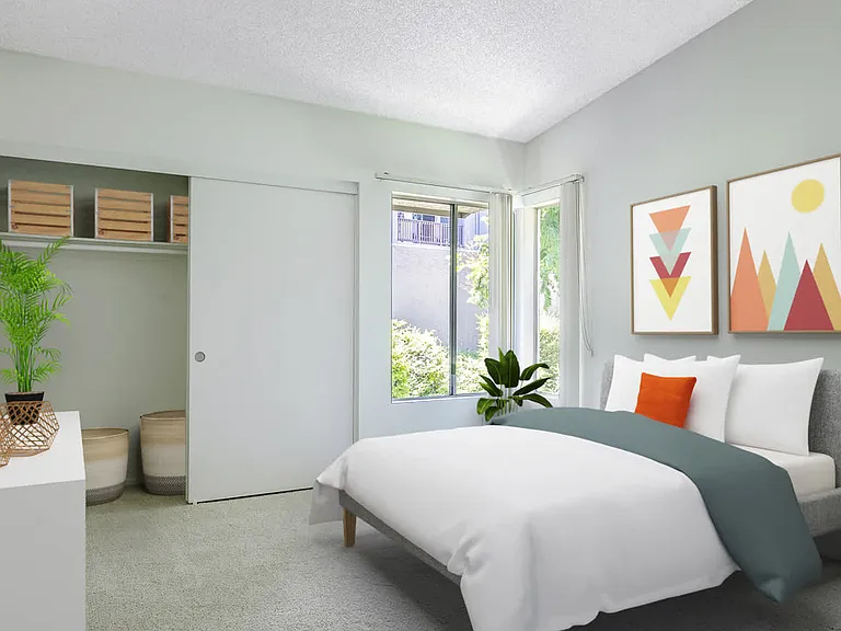Carpeted Bedroom